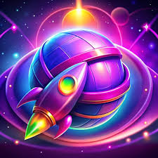 Royal Balloons game showing purple sphere navigating through space obstacles with multiplier badges